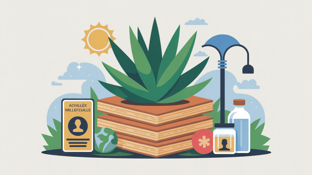 Achillée millefeuille danger illustration risques et sécurité