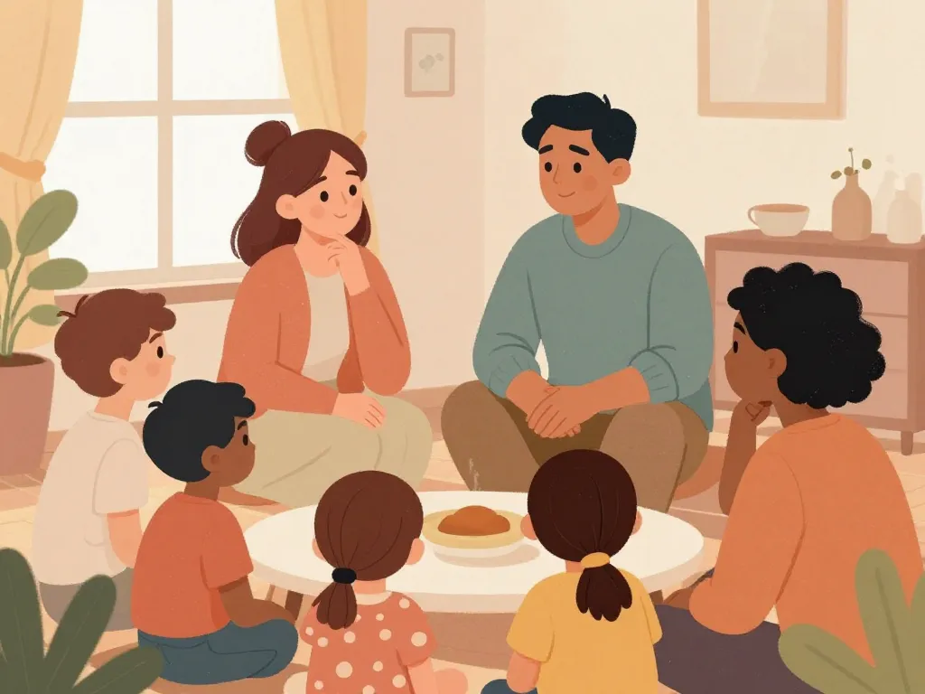 annoncer la marraine discussion famille émotions