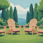 chaises adirondak confort extérieur jardin