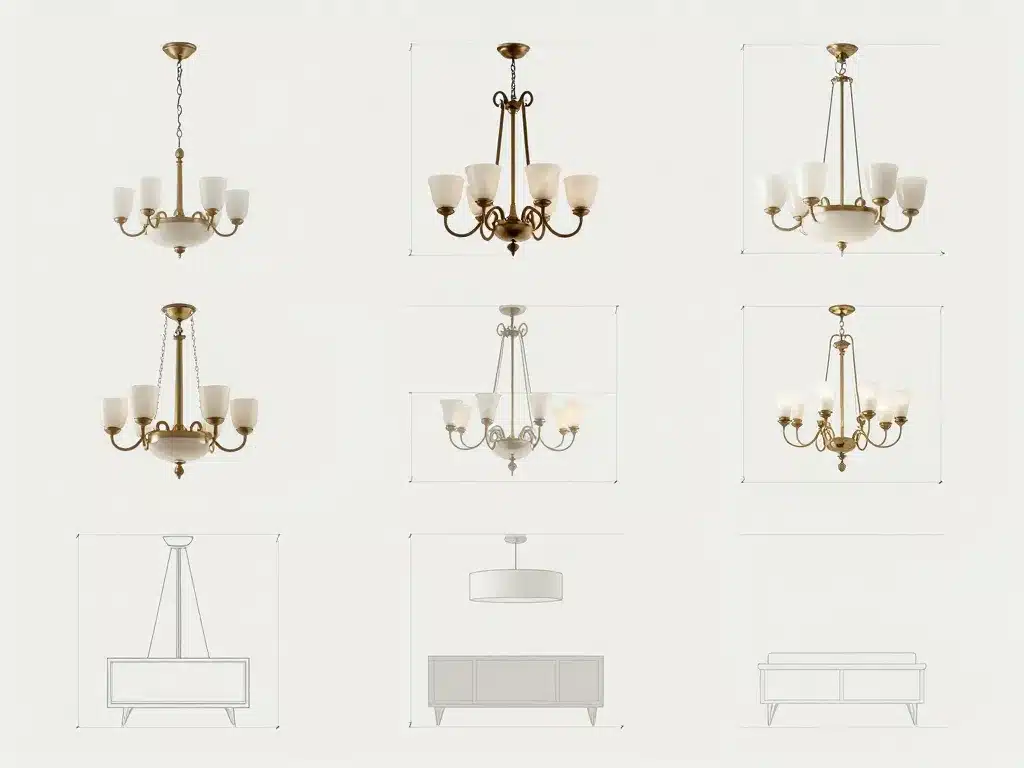 chandelier lustre choix dimensions technique