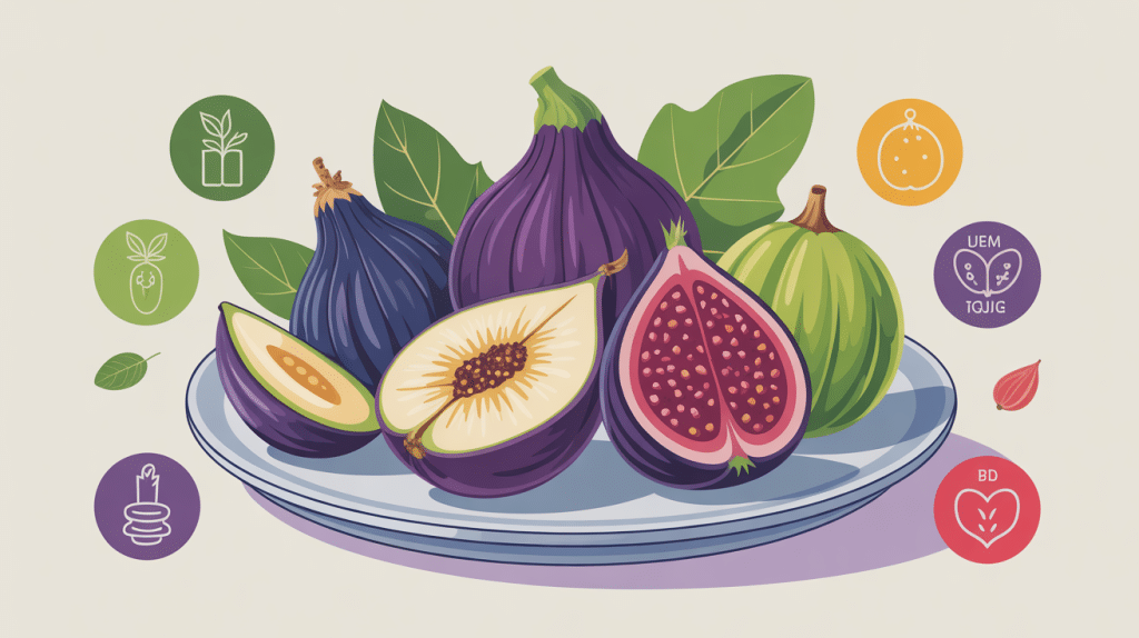 Illustration dangers de la figue différents types et risques santé