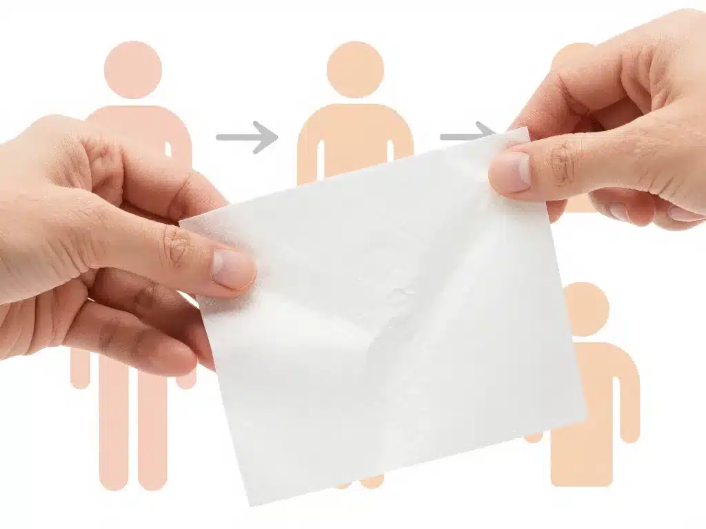 fissure poche des eaux test papier toilette méthode illustrée