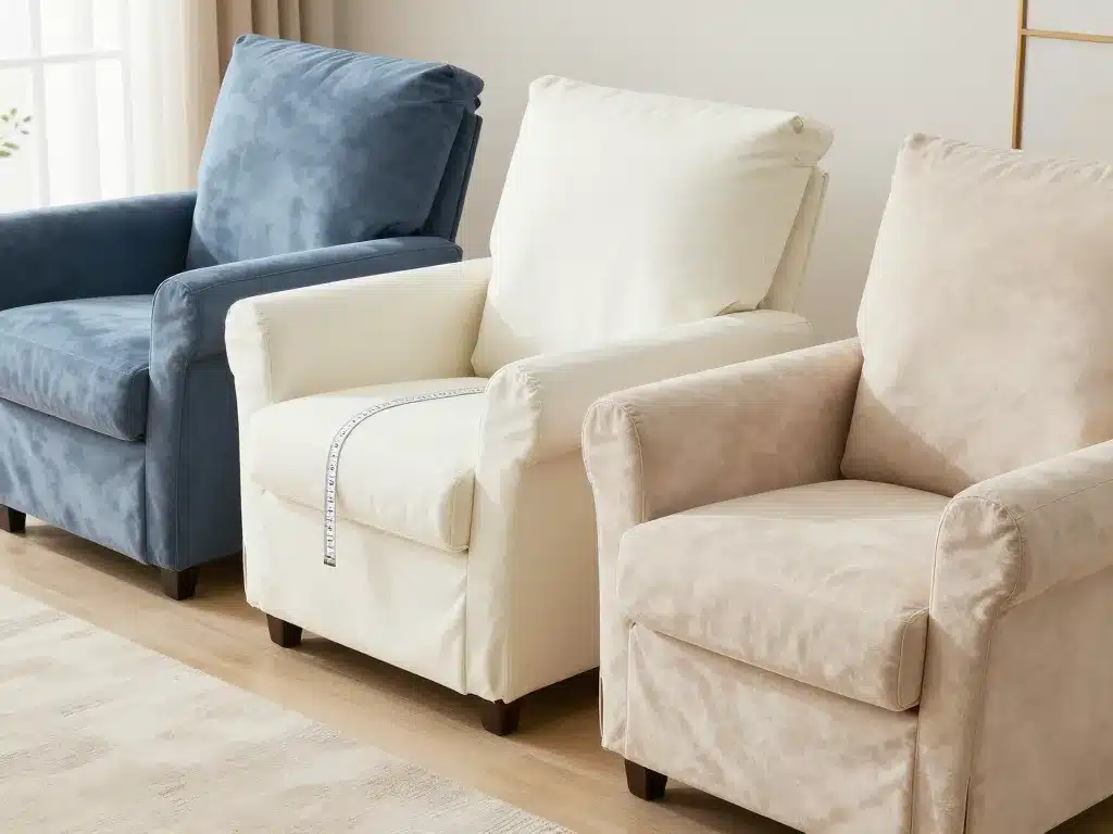choisir housse fauteuil accoudoir tailles et matières