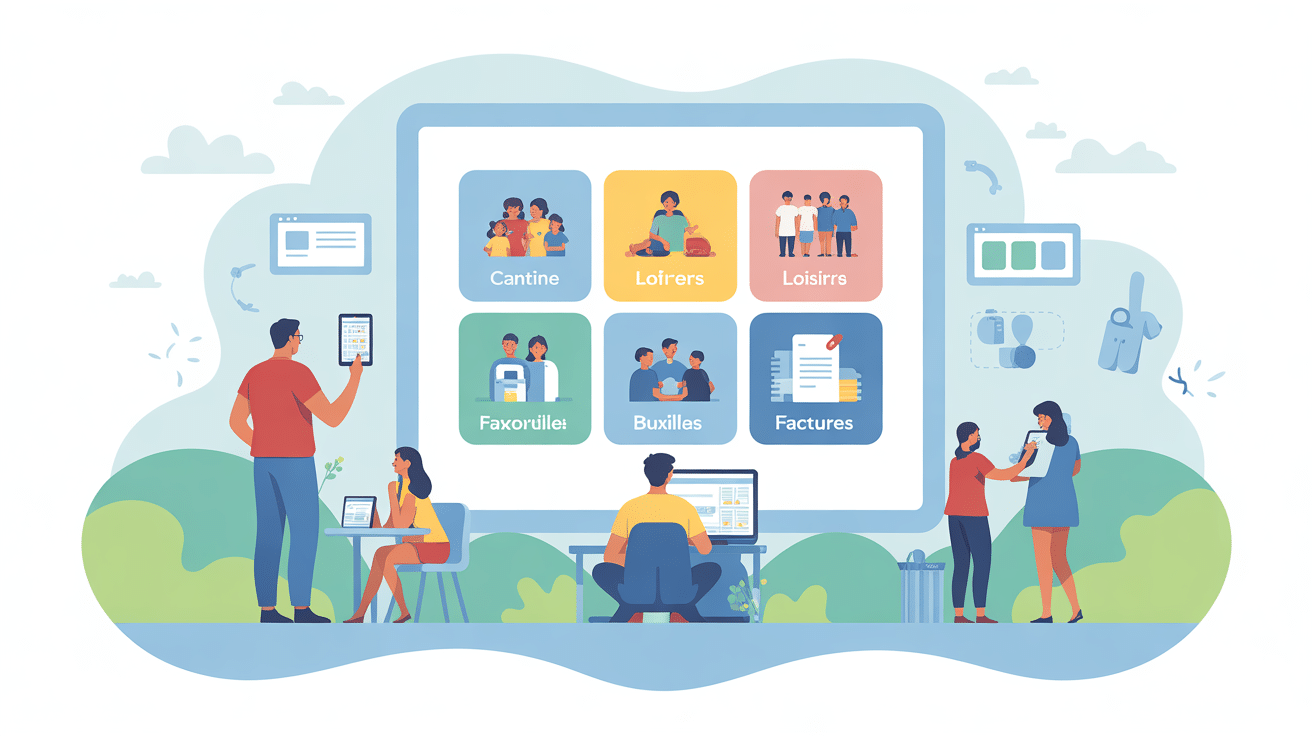 illustration portail famille buxerolles pour gestion parents