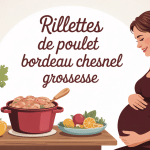 image principale rillette poulet bordeau chesnel femme enceinte