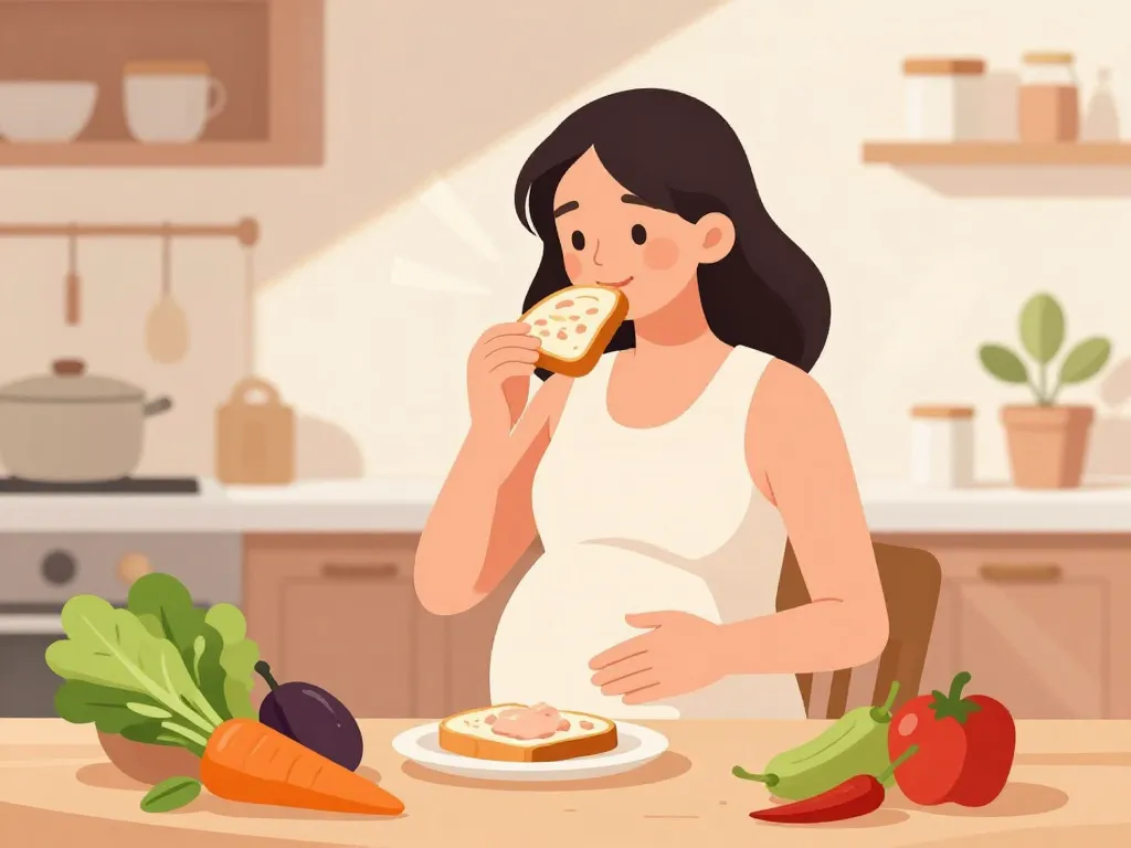 femme enceinte mange rillette poulet bordeau chesnel