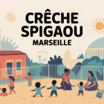 illustration accueil crèche spigaou marseille