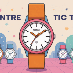 illustration univers tic tac montre hommes femmes enfants