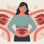 illustration ventre gonflé après conisation