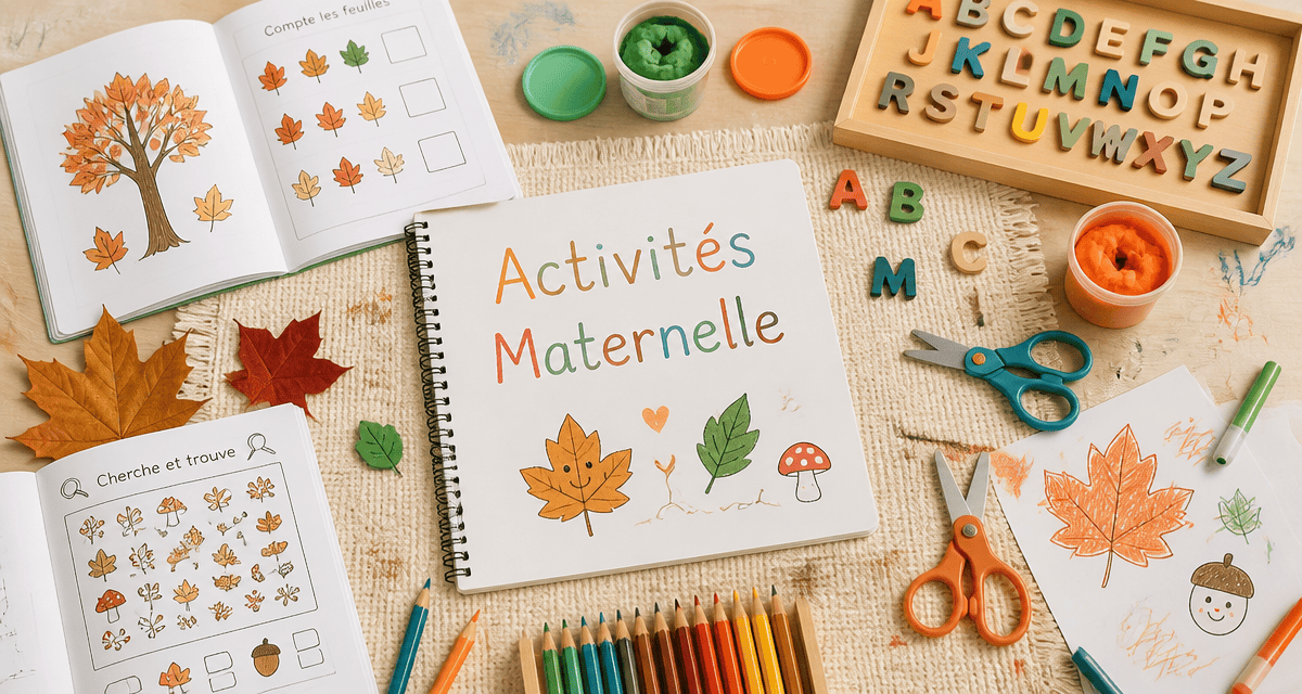 activité maternelle table d'activités automne