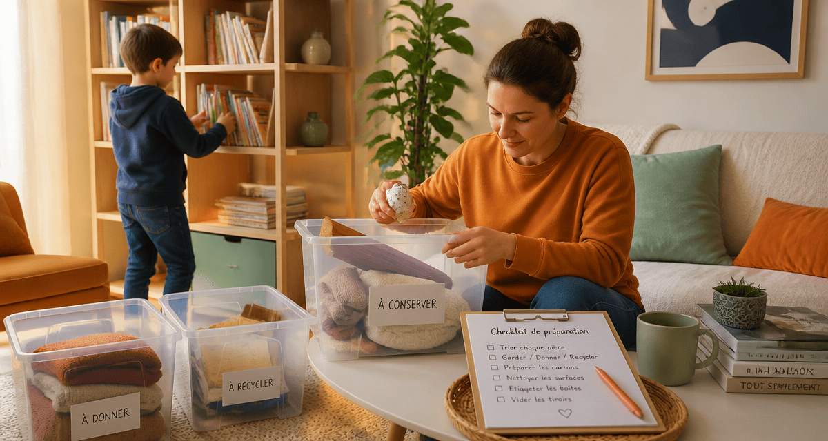 aide rangement maison salon famille
