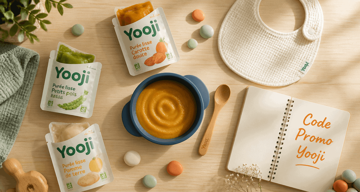 code promo yooji purées bio galets assiette bébé