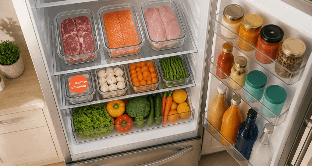 comment ranger son frigo avec zones de froid et rangement optimal