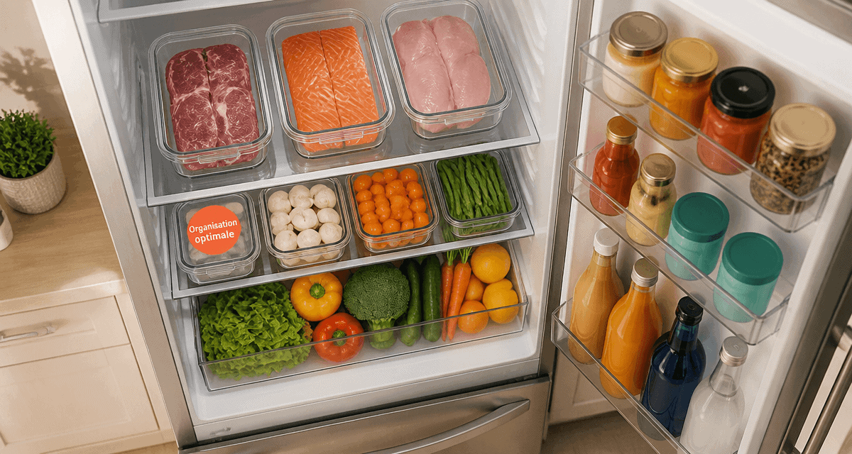 comment ranger son frigo avec zones de froid et rangement optimal