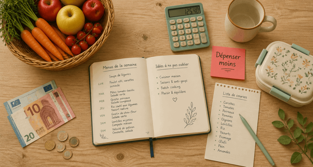 depenser moins organisation courses budget