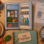 fonctionnement frigo coupe cycle frigorifique