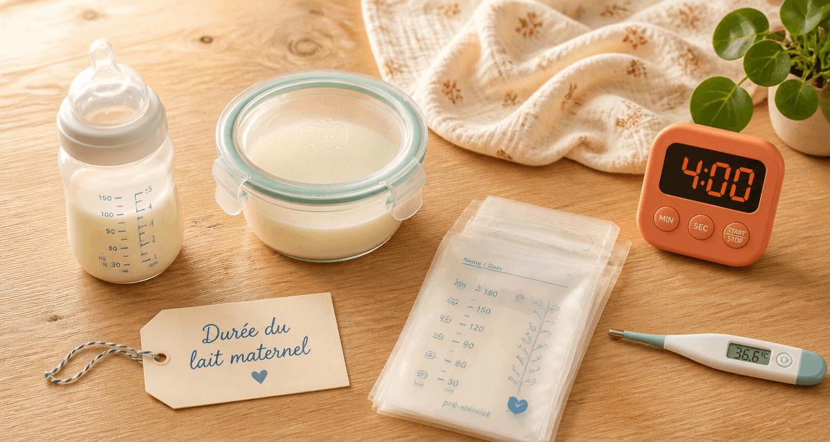 lait maternel sorti du frigo combien de temps biberon minuteur