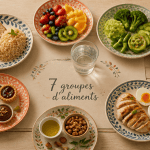 les 7 groupes d aliments tableau assiettes variées
