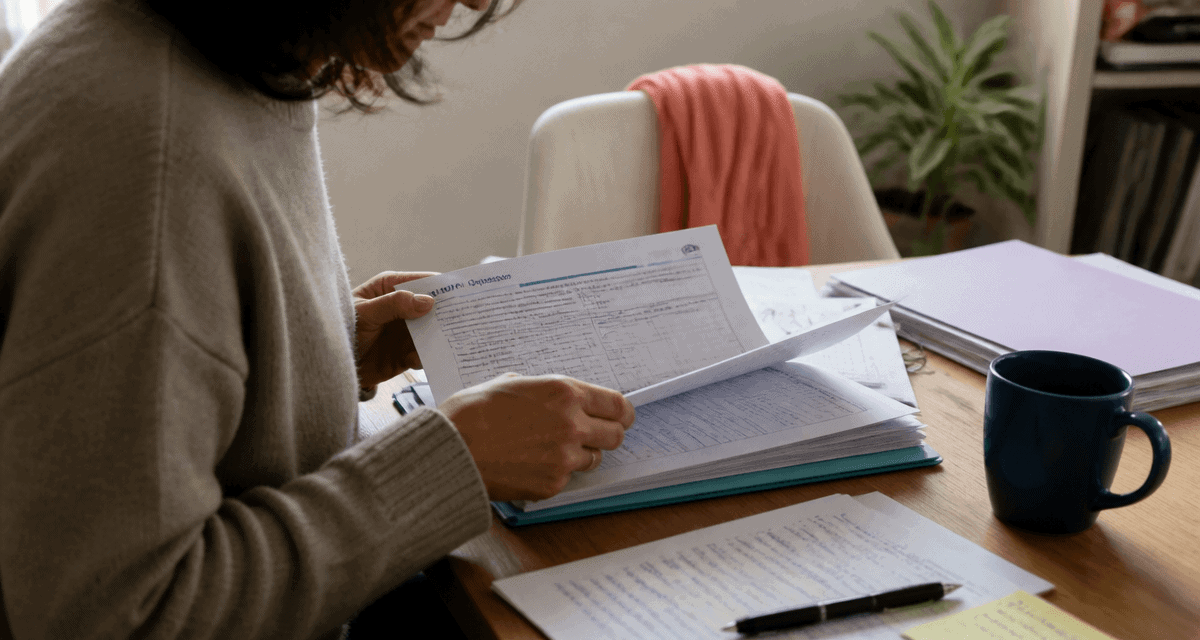 mdph depression dossier administratif sur table