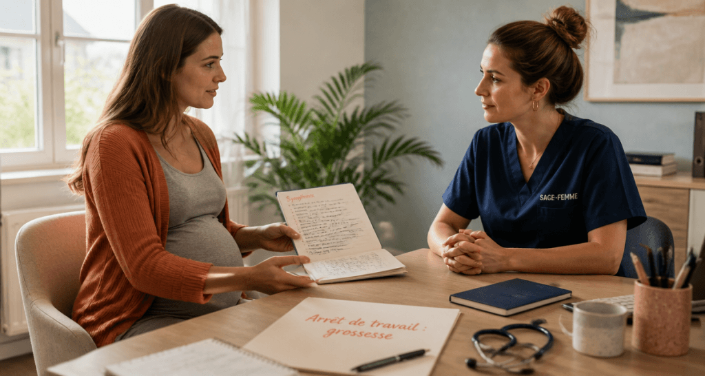 médecin refuse arrêt de travail grossesse femme enceinte