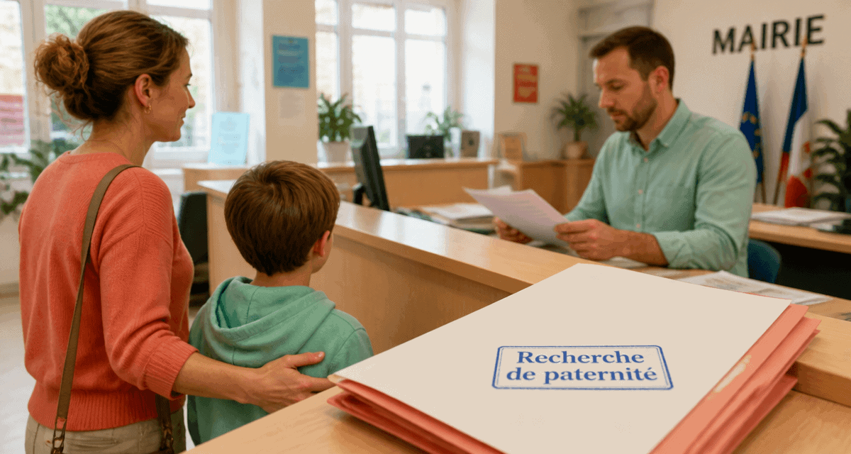 ne pas reconnaitre un enfant devant guichet mairie