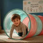 tunnel enfant coloré motricité