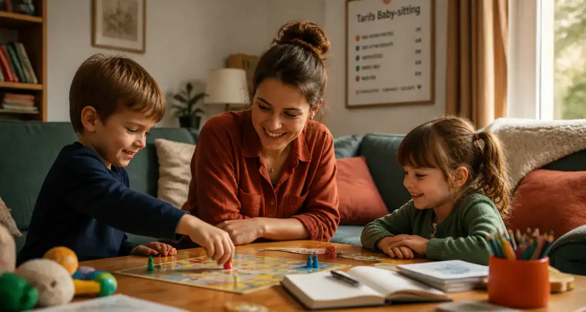 combien payer babysitter jouant avec enfants