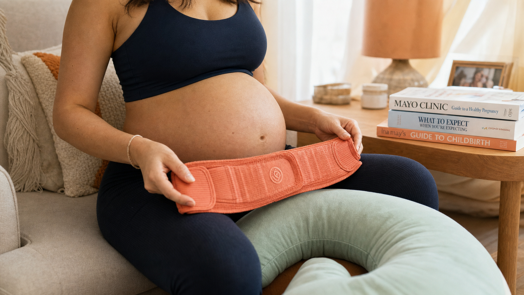 Décharge électrique enceinte 4 mois : ceinture de maintien