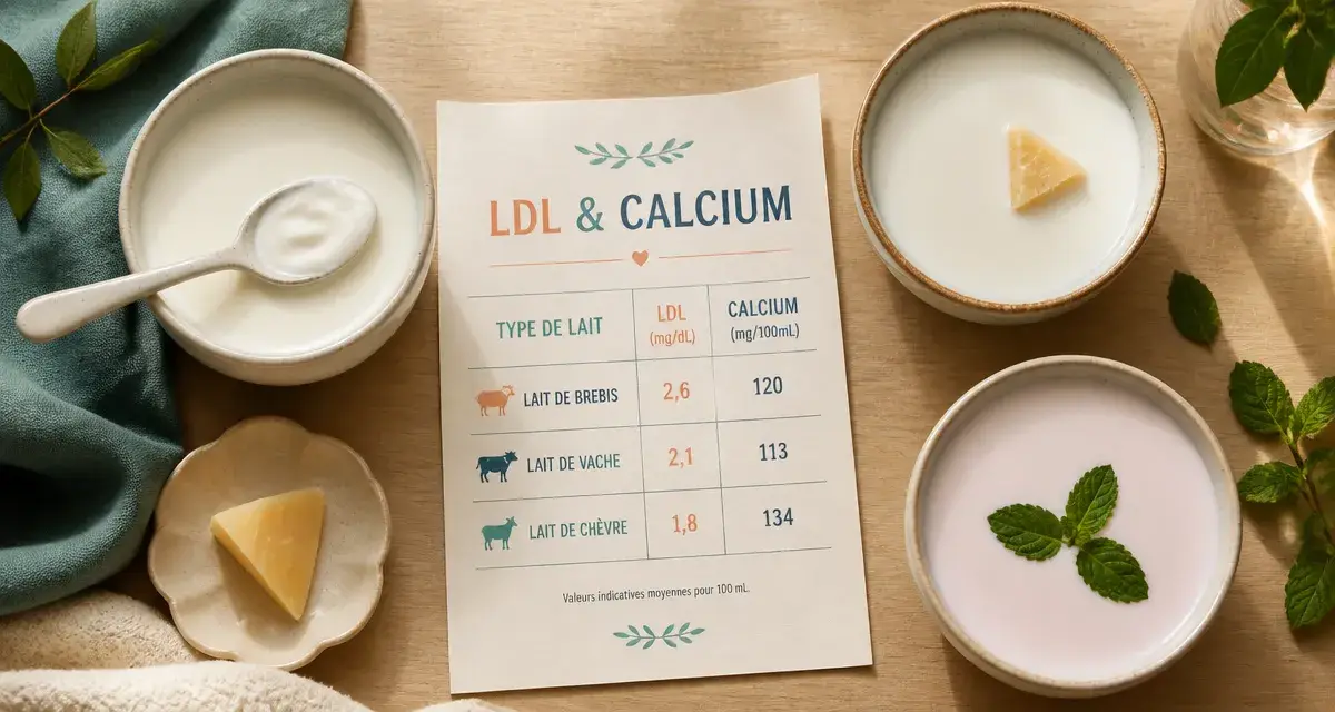 Lait de brebis et cholesterol : verres de lait, focus artères