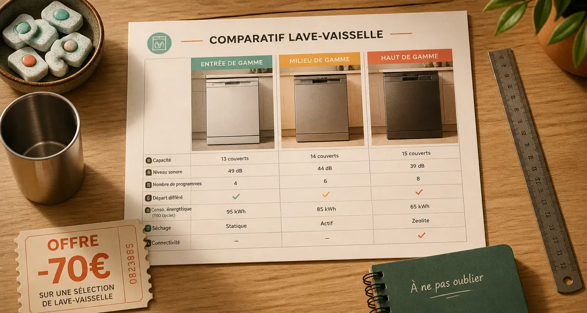 Lave vaisselle beko prix : modèles 300 à 850 €