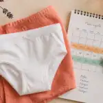 culotte blanche calendrier pertes brunatre