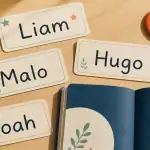 prenom garcon 4 lettres sur bureau enfant