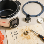 Problème cookeo cuisson sous pression : joint et valve de pression à contrôler