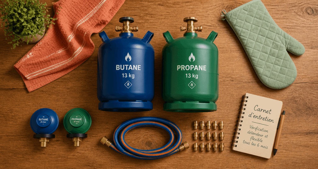 quelle bouteille de gaz pour gazinière butane propane détendeurs cuisine