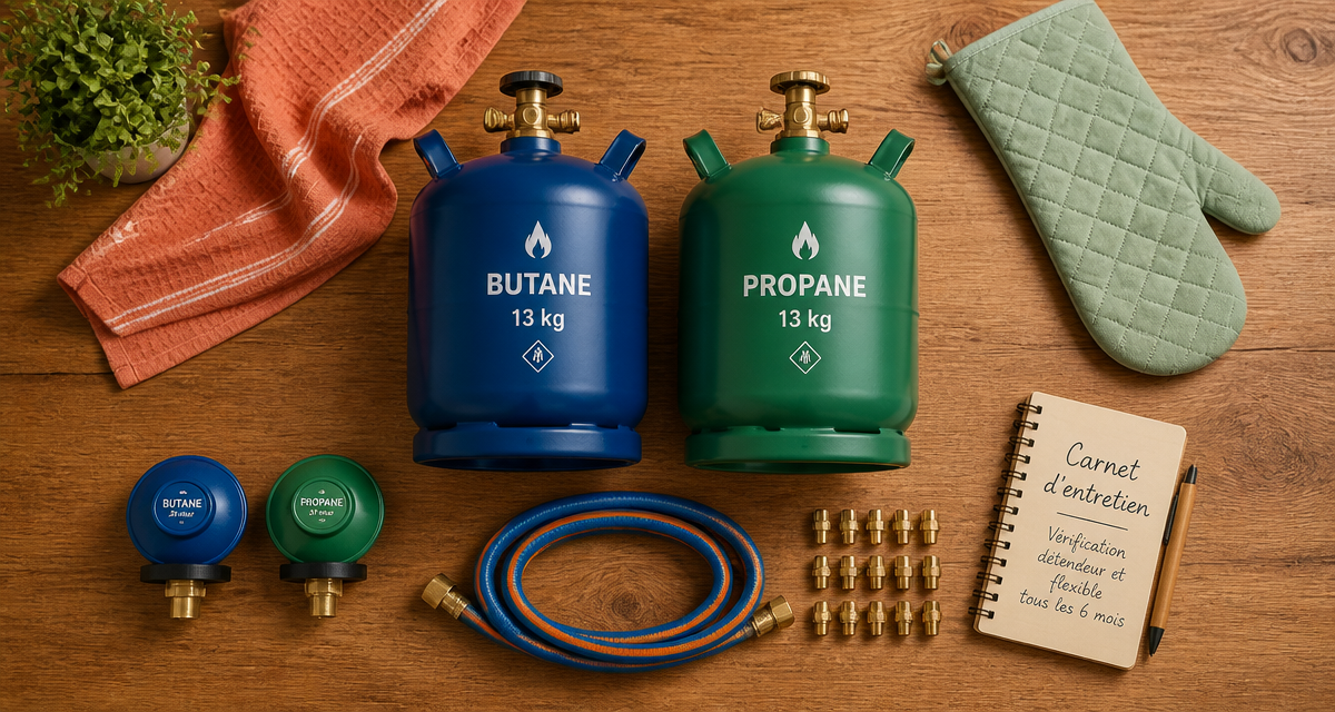 quelle bouteille de gaz pour gazinière butane propane détendeurs cuisine