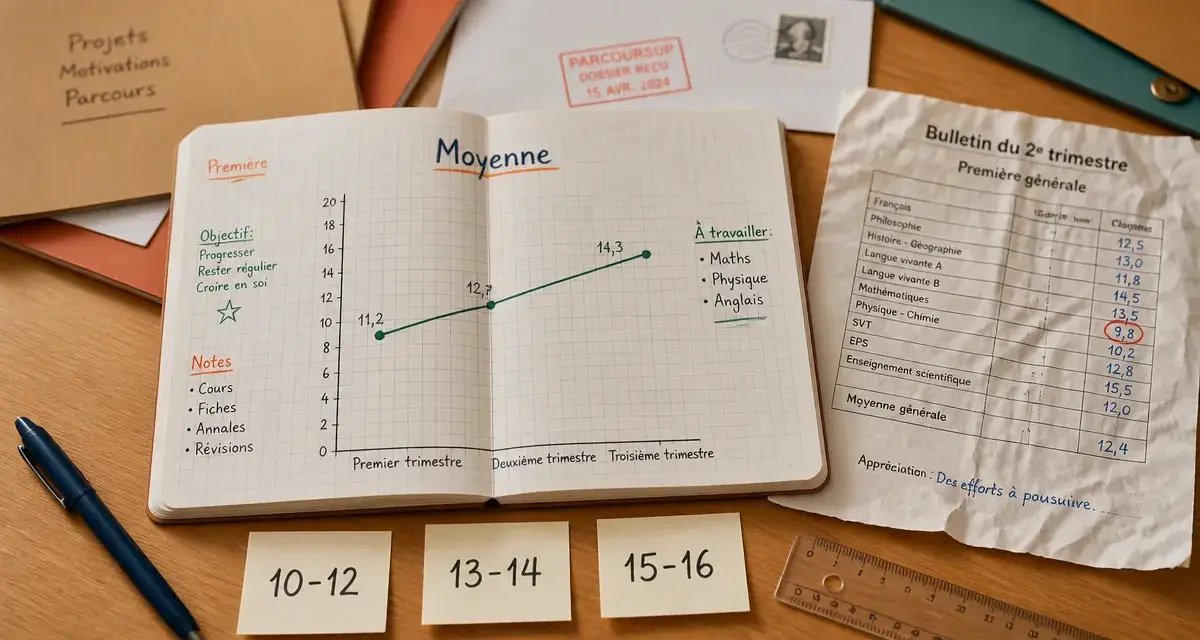 Qu’est ce qu’une bonne moyenne en 1ere pour Parcoursup ?