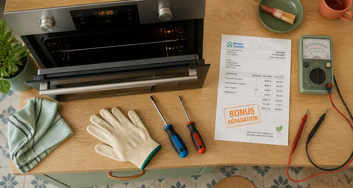 réparation four encastrable outils bonus