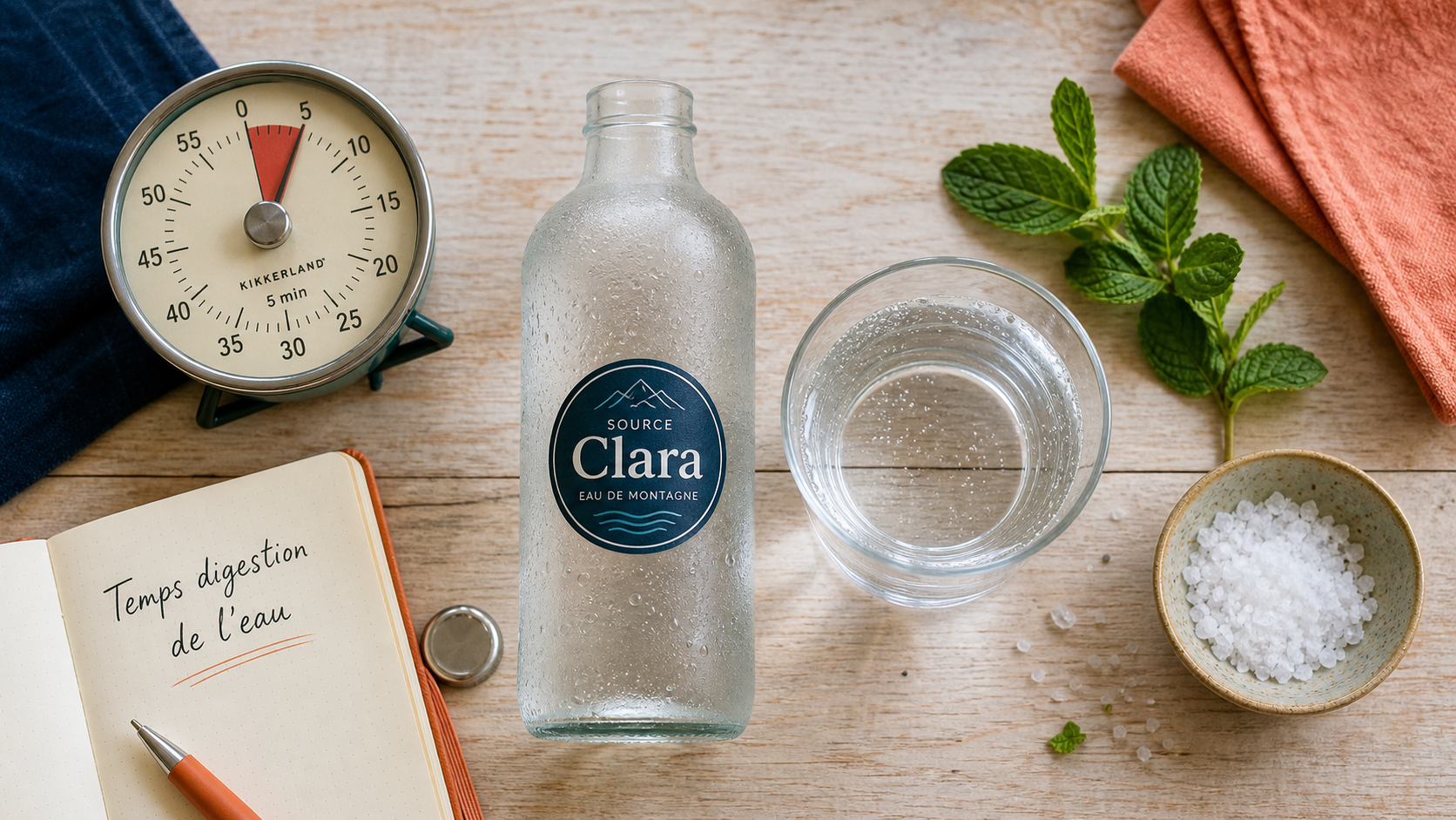 Temps de digestion de l eau : minuterie et eau, délais d’élimination