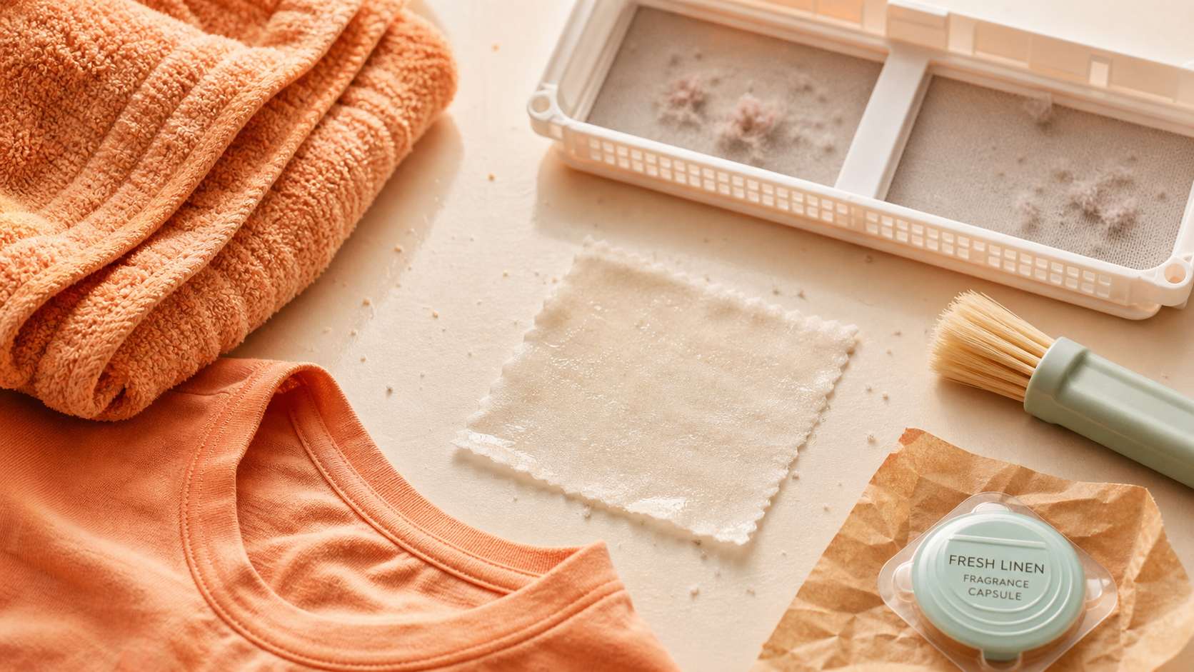 Astuce bonne odeur sèche-linge : linge frais sans taches