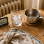 Comment humidifier une chambre : hygromètre 55% et eau pour humidifier l’air