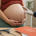 Grossesse et hernie ombilicale : examen du nombril enceinte