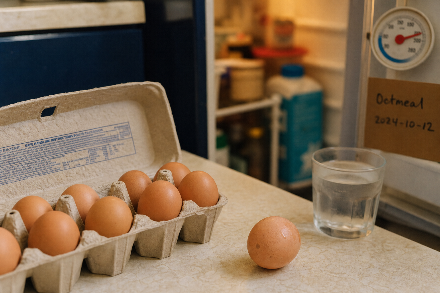 J’ai mangé des oeufs périmé depuis 1 mois : boîtes d’œufs et risques