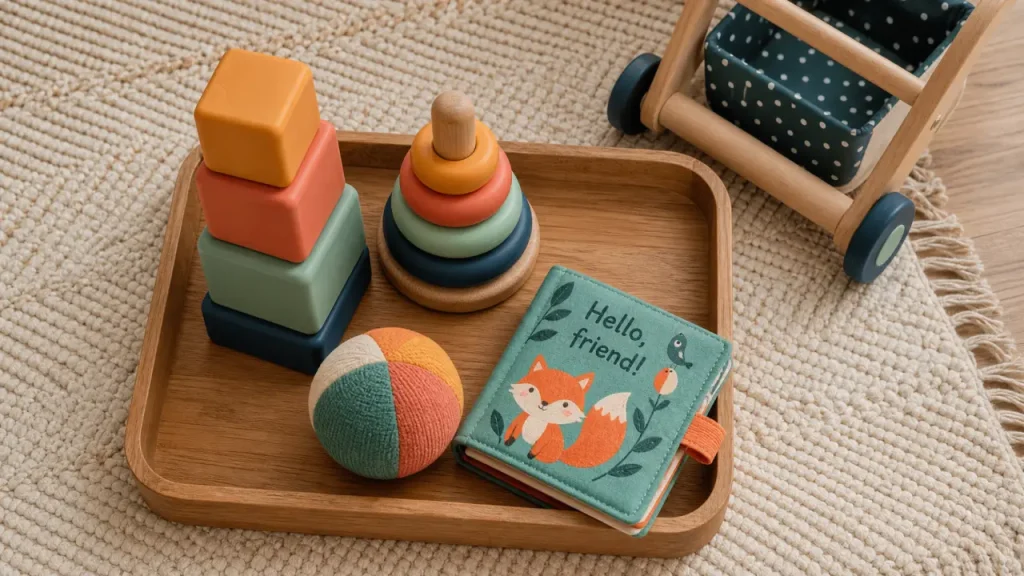 Jeux bébé 1 an : motricité, sécurité et jouets qui durent vraiment