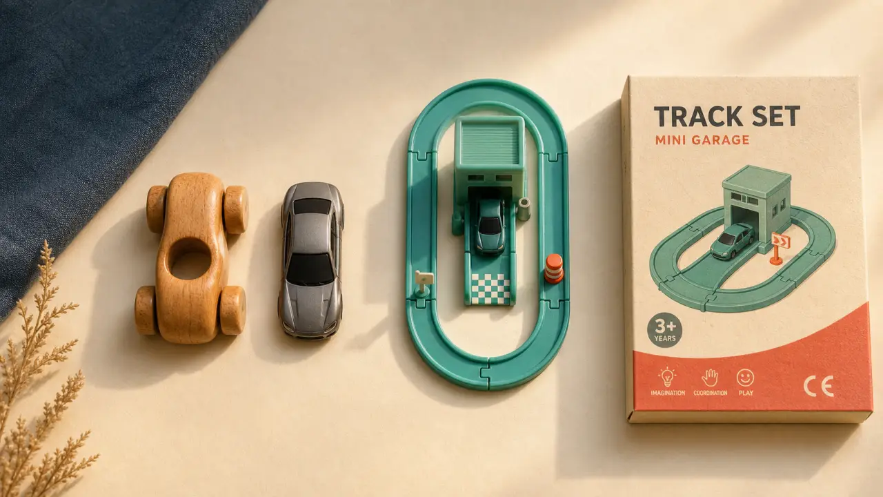 Petites voiture jouet bois et métal à l’échelle 1/64