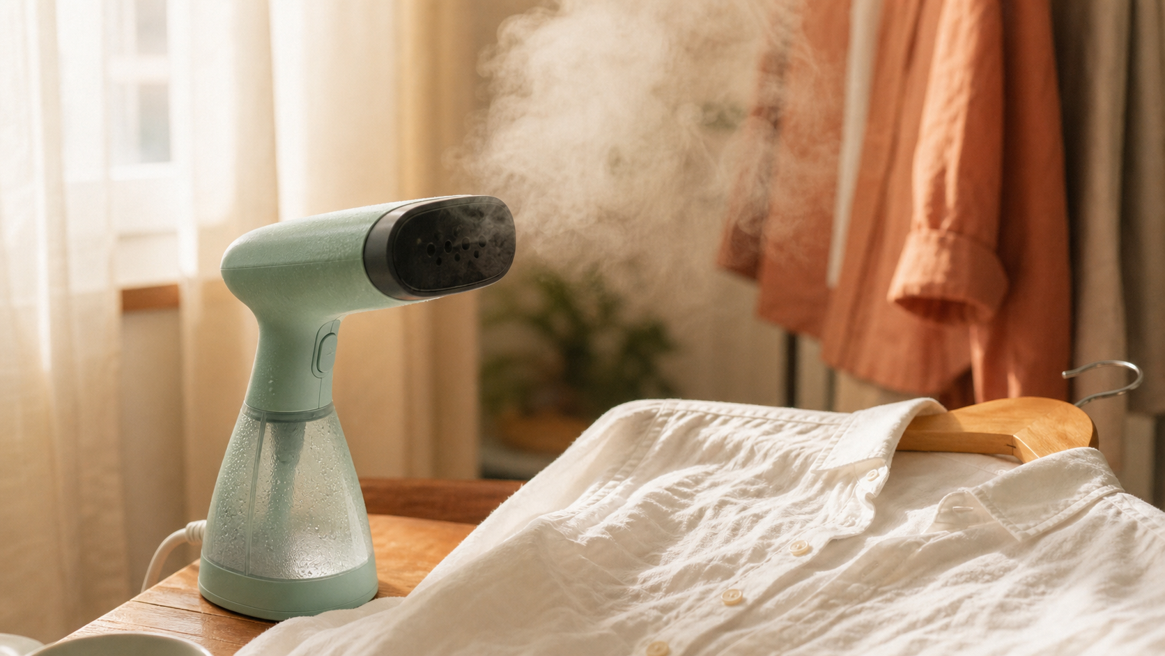 Quel defroisseur choisir : défroisseur vapeur vertical pour chemise froissée
