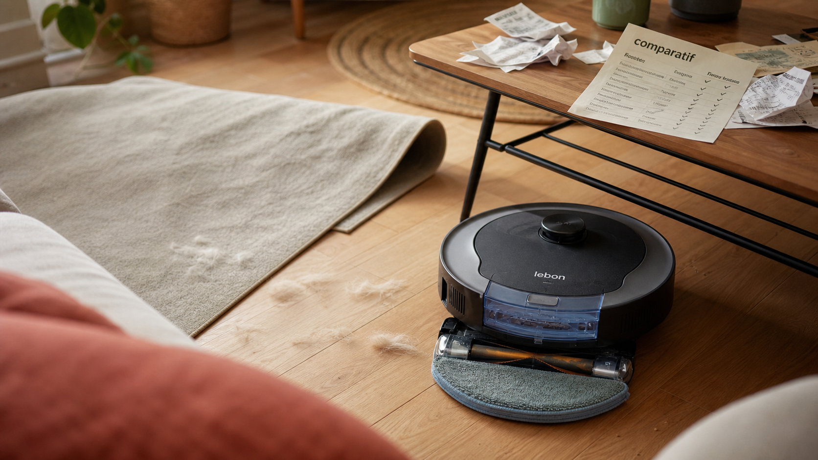 Robot aspirateur lebon avis : nettoyage et lavage au sol