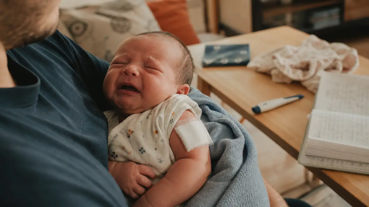 Bébé pleure beaucoup après vaccin 2 mois, fièvre 24-48 heures