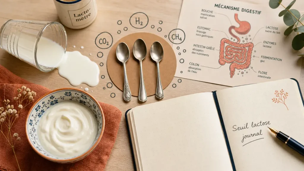 Intolérance au lactose : reconnaître les symptômes digestifs, confirmer le test respiratoire et adapter son alimentation