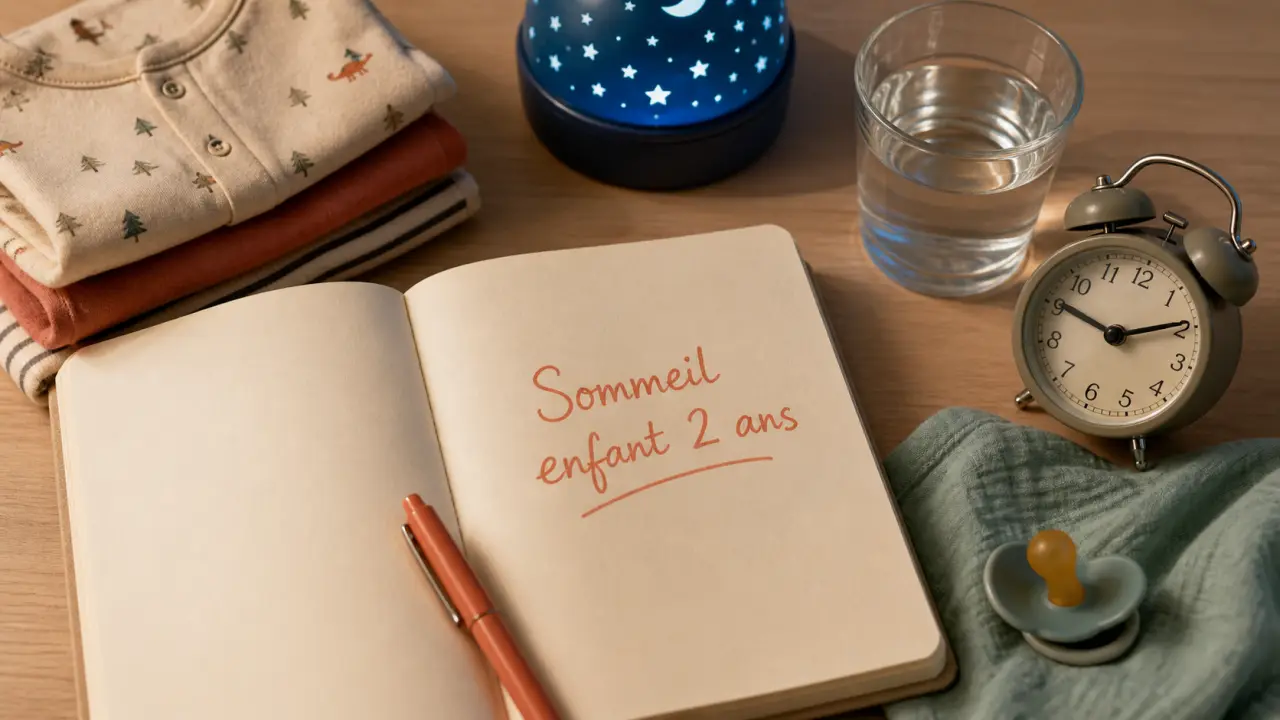 Sommeil enfant 2 ans : 11 à 12 heures, sieste et réveils à surveiller