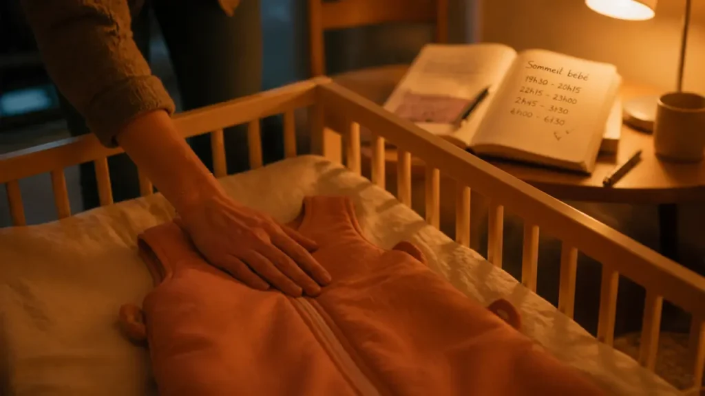 Temps sommeil bébé 3 mois : 14 à 17 heures, siestes et réveils nocturnes